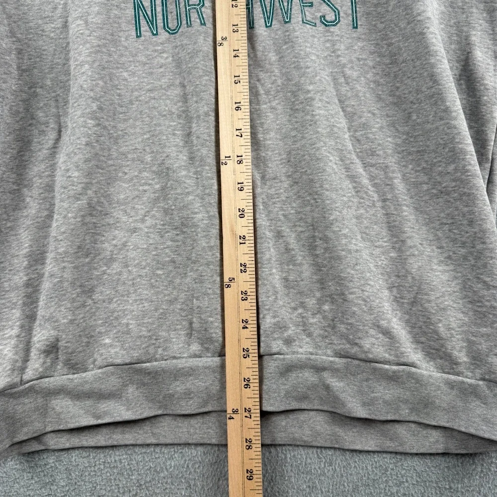 Adidas Sweatshirt Mens L Pacific Northwest Athl Club Gray Fleece Graphic PNW